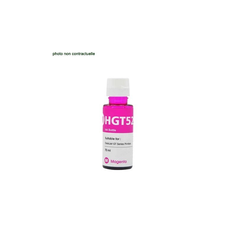 HP® GT52 Magenta Flacon (70ml) cartouche générique - Économies garanties