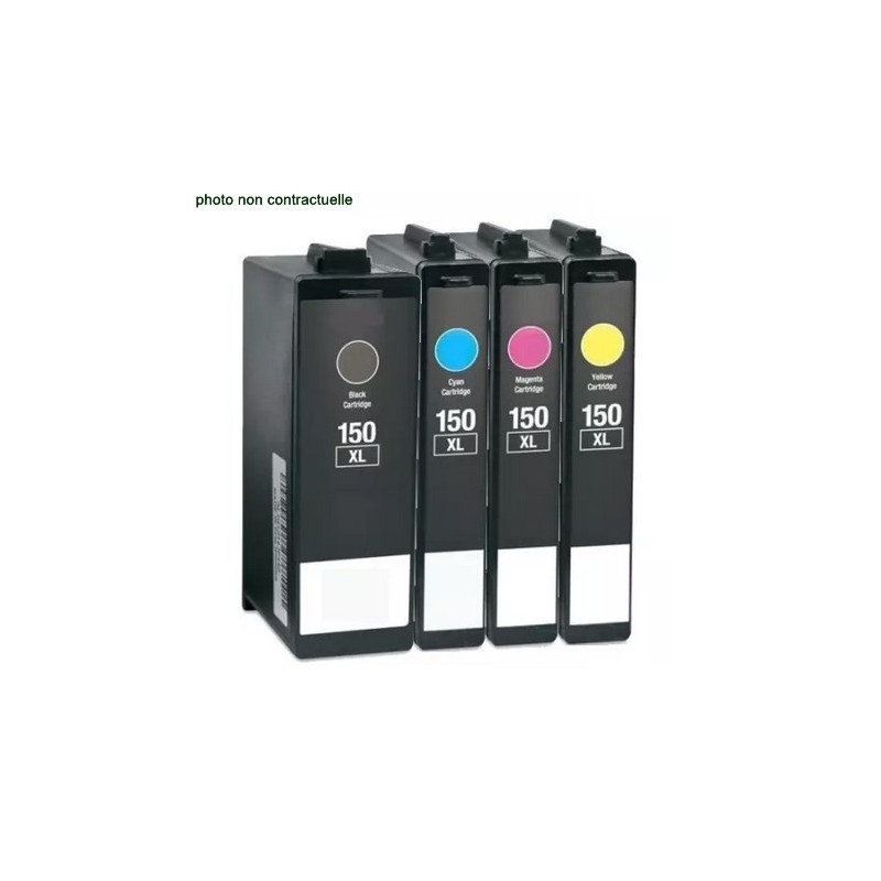 Lexmark® 150 XL pack de 4 cartouches génériques - Économies garanties