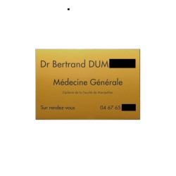 Plaque pour Thérapeute