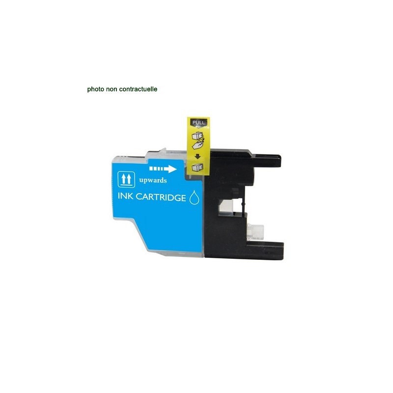 Brother® LC 1280 Cyan XL (1.2k) cartouche générique - Économies garanties
