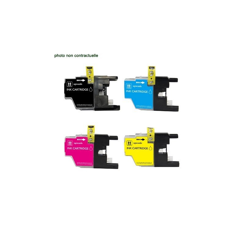 Brother® LC 1280 XL pack de 4 cartouches génériques - Économies garanties