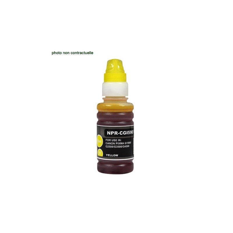 Canon® GI590 Yellow (70ml) cartouche générique - Économies garanties